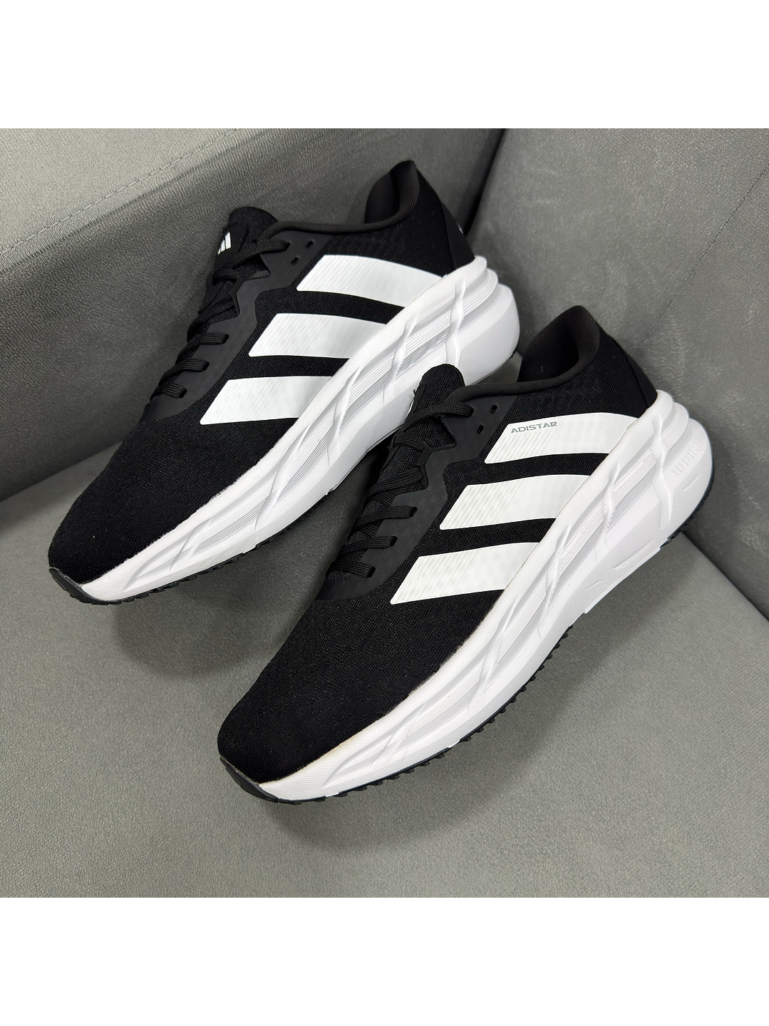 Adidas Adistar 4 Black White  2