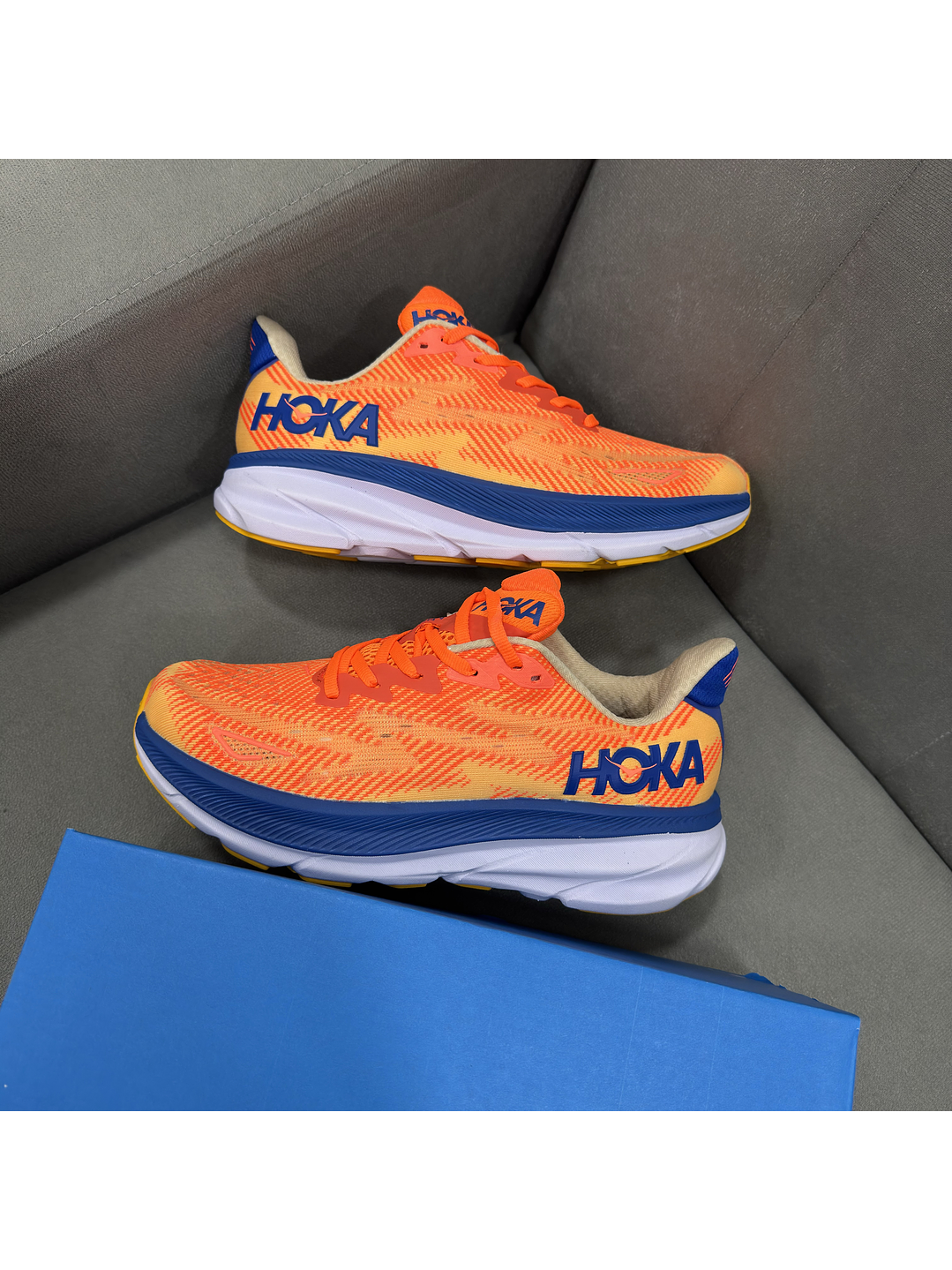 Hoka Clifton 9 Orange  1