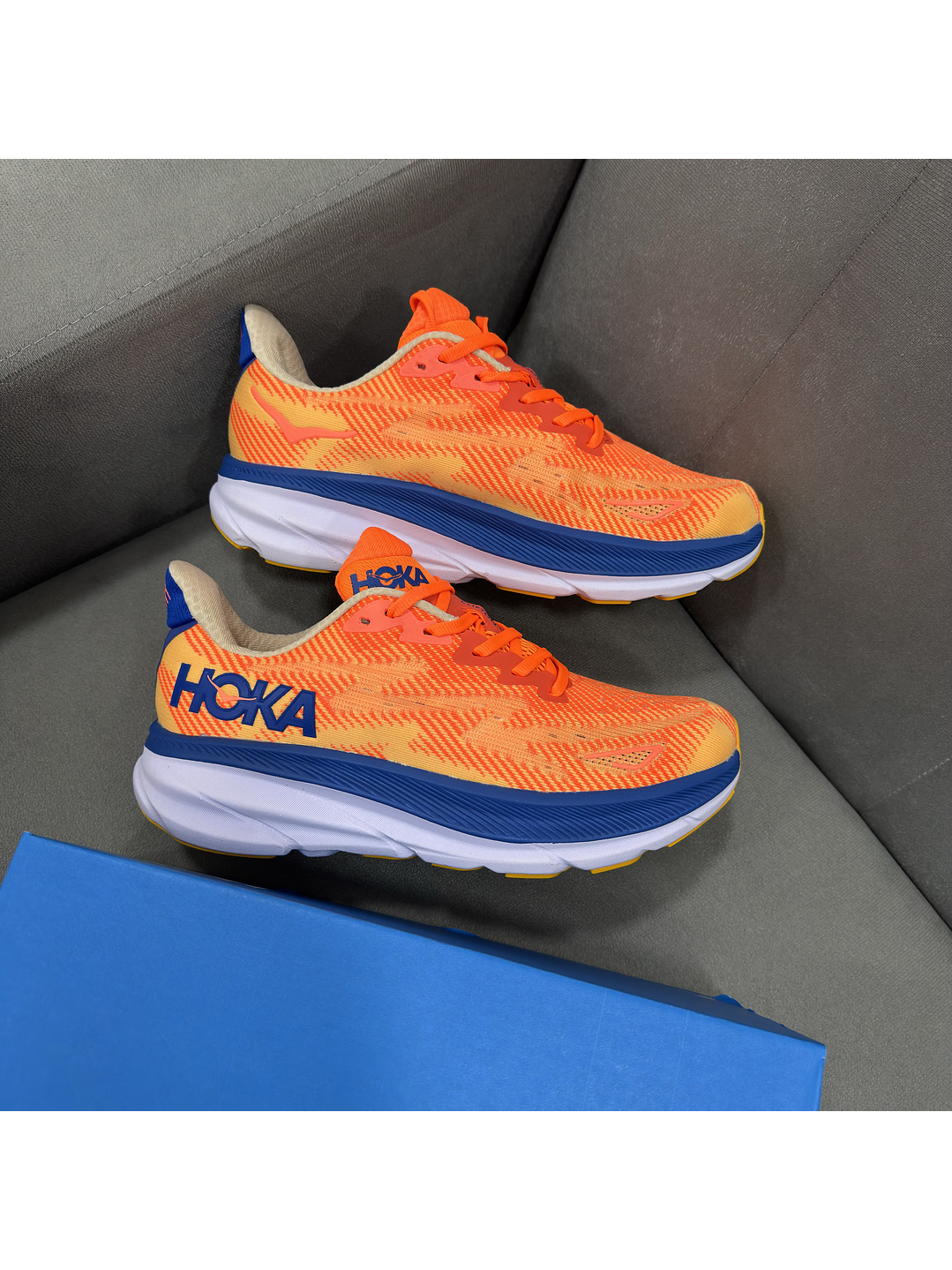Hoka Clifton 9 Orange  2