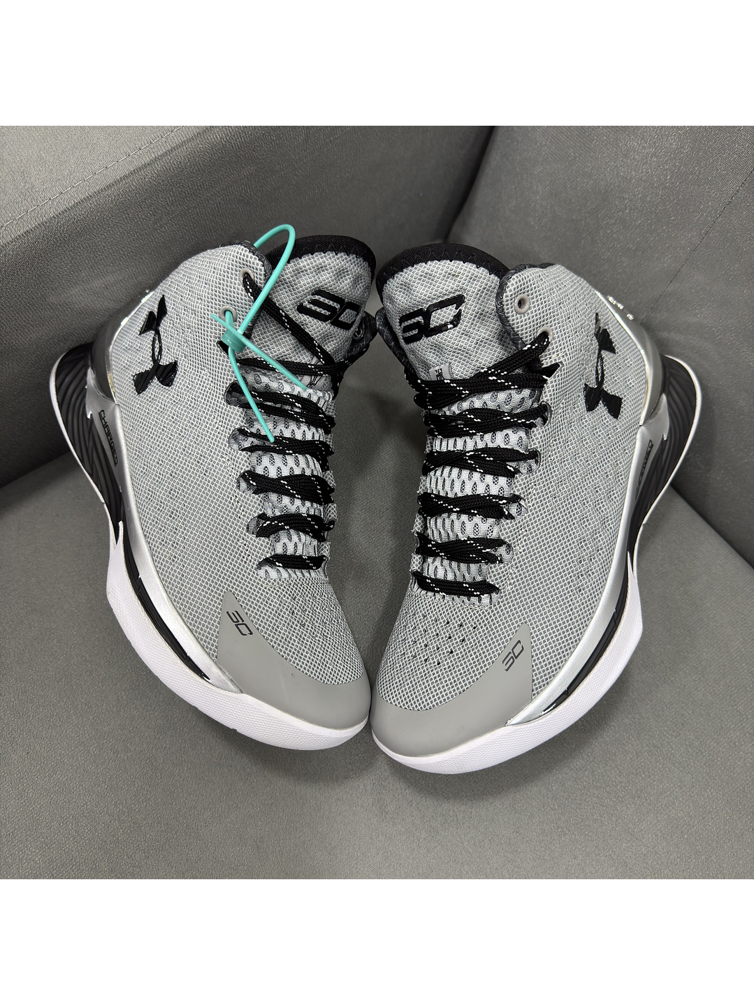 Under Armour Curry 1 Gris  3