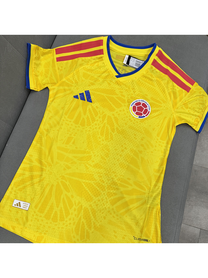 Camiseta Jugador Importada 1.1 Amarilla Mujer 1