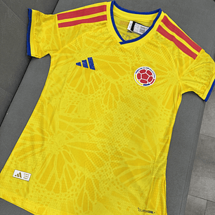 Camiseta Jugador Importada 1.1 Amarilla Mujer