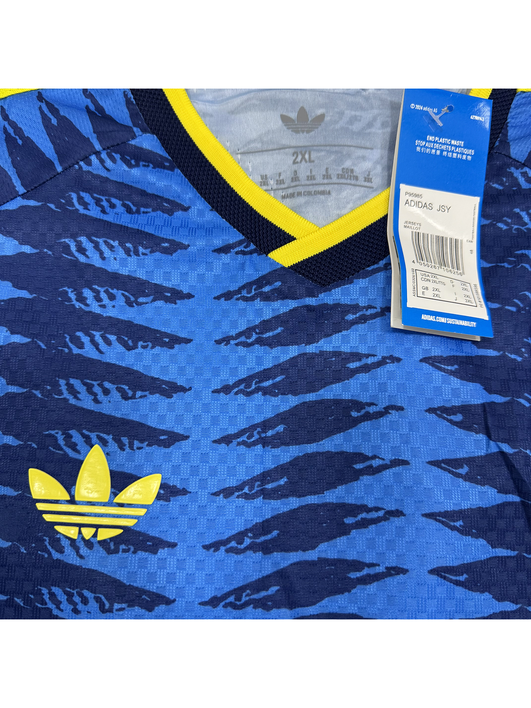 Camiseta Visitante Importada 1.1 Azul Hombre 4