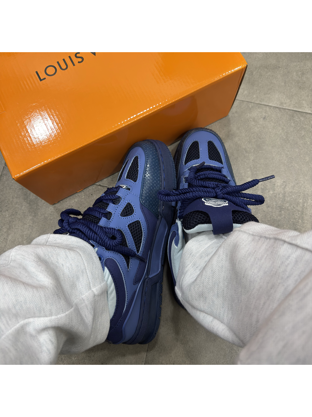 Louis Vuitton Skate 1 Dark Blue 1
