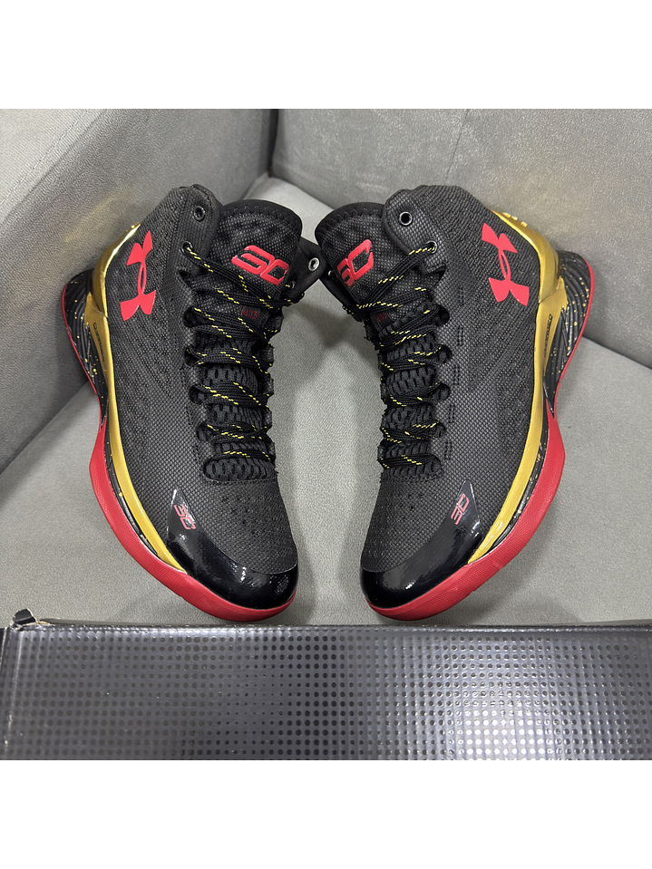 Under Armour Curry 1 Black Red 3