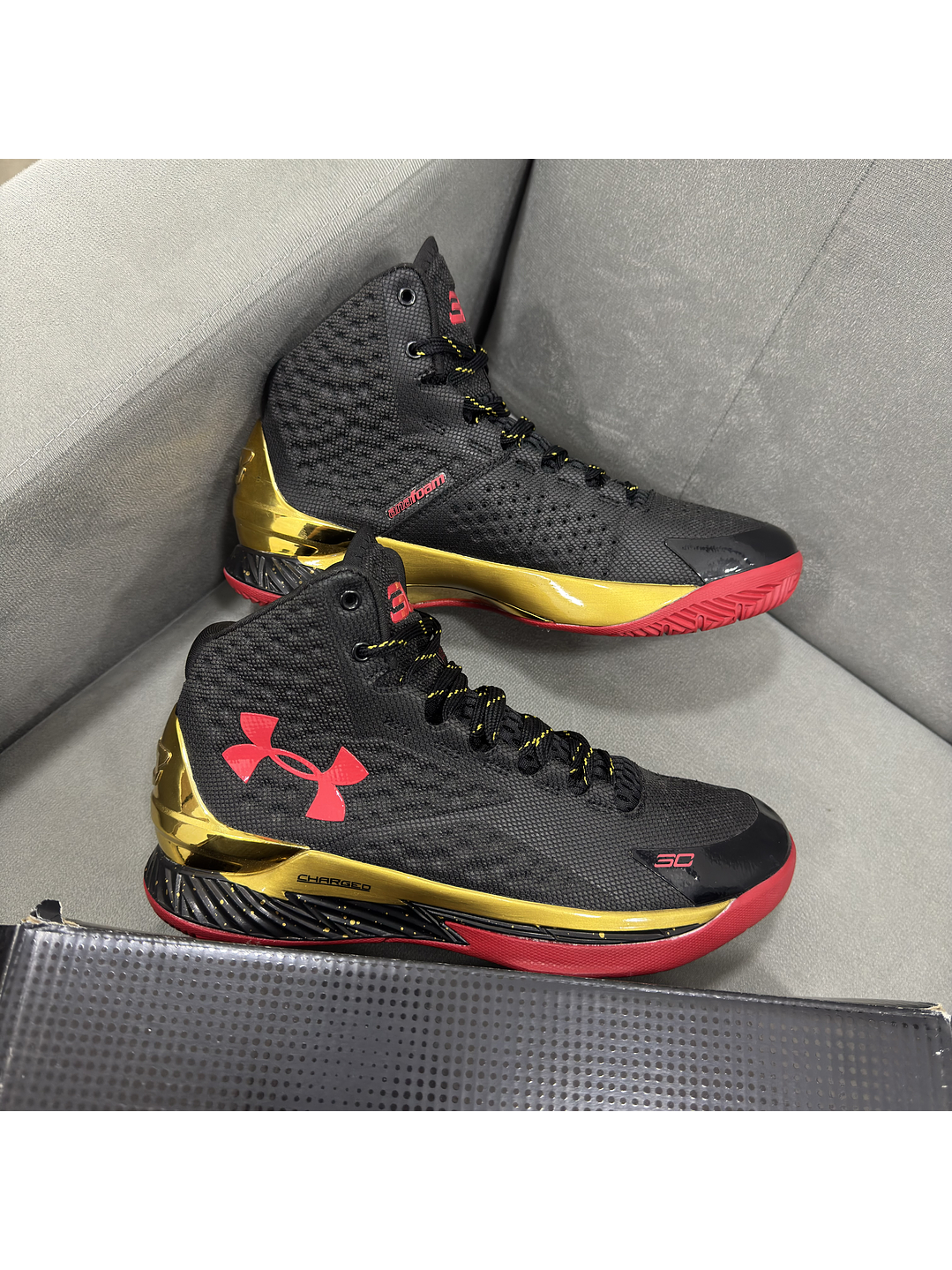 Under Armour Curry 1 Black Red 2