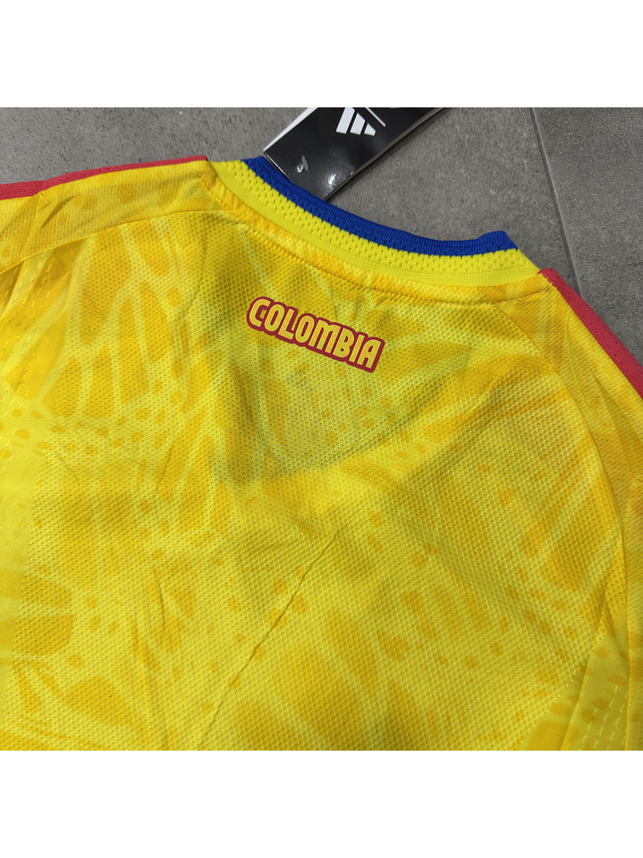 Camiseta Jugador Selección Colombia 1.1 Amarilla Hombre  4