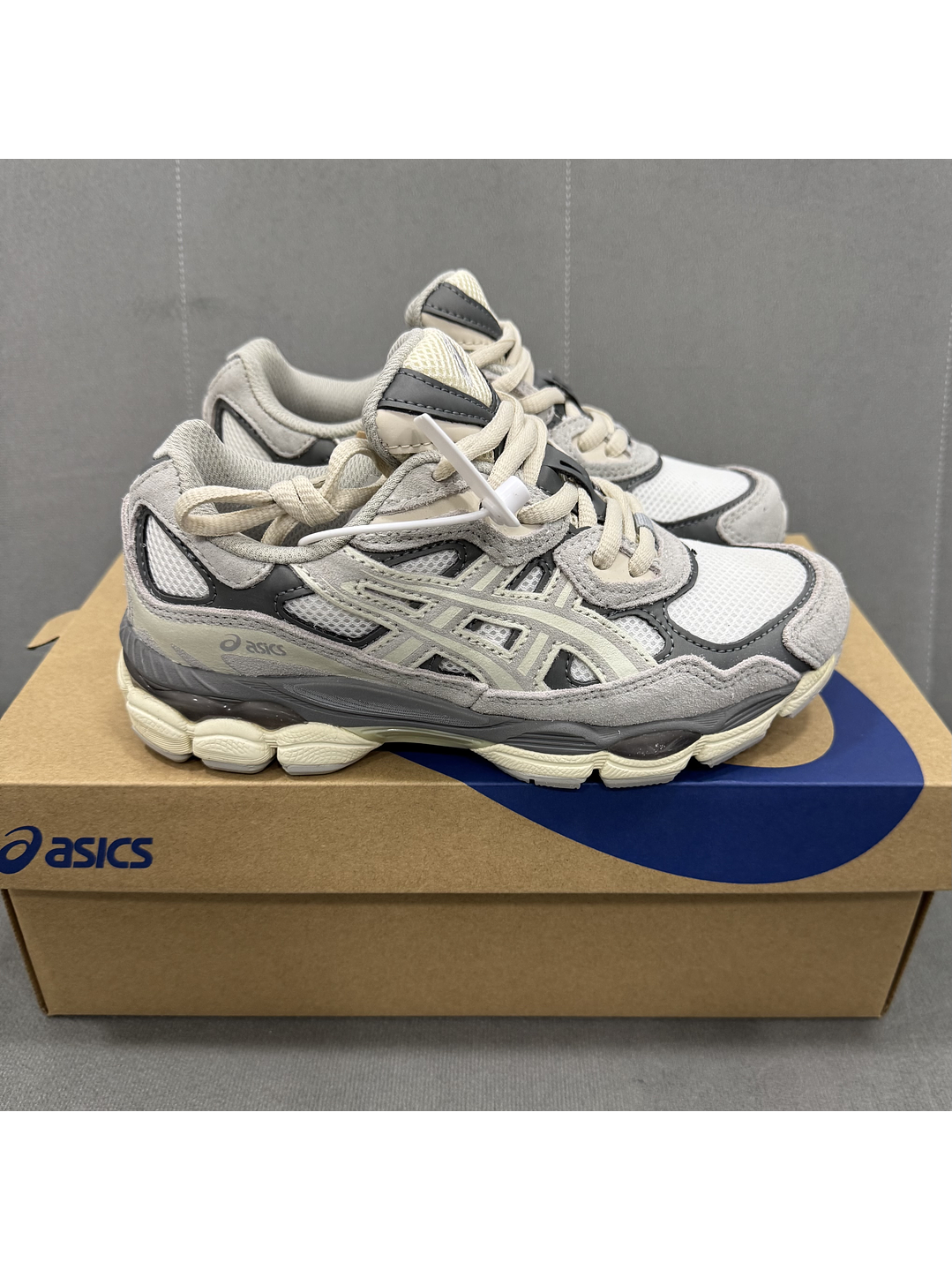 Asics Gel NYC Oyster Grey 5