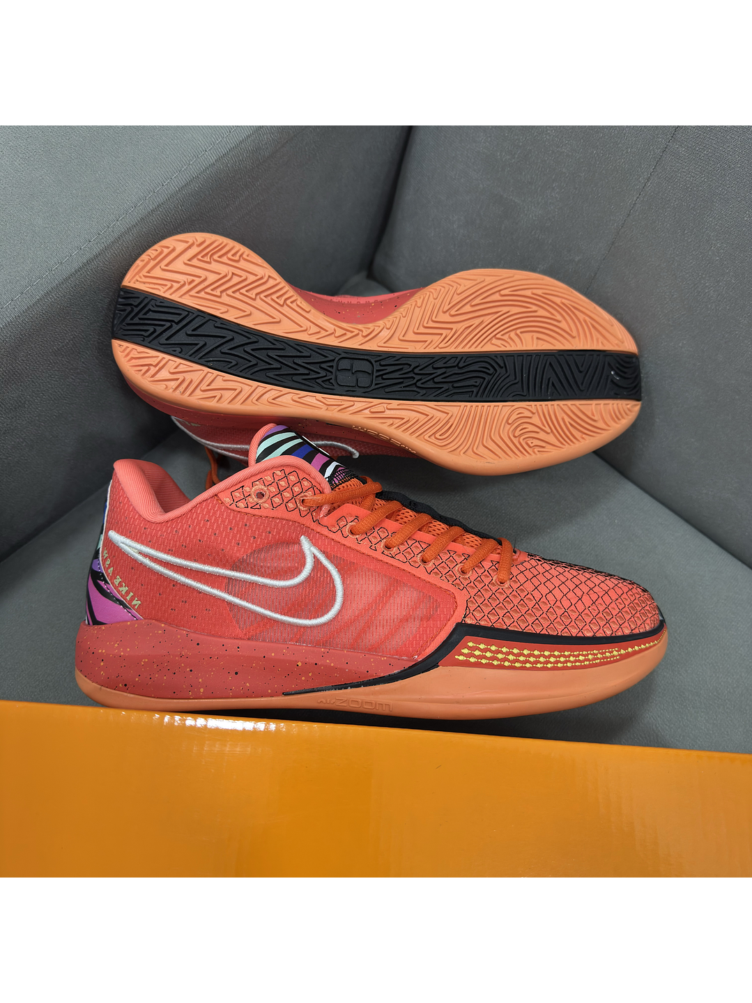 Nike Sabrina 1 Orange Safari  3