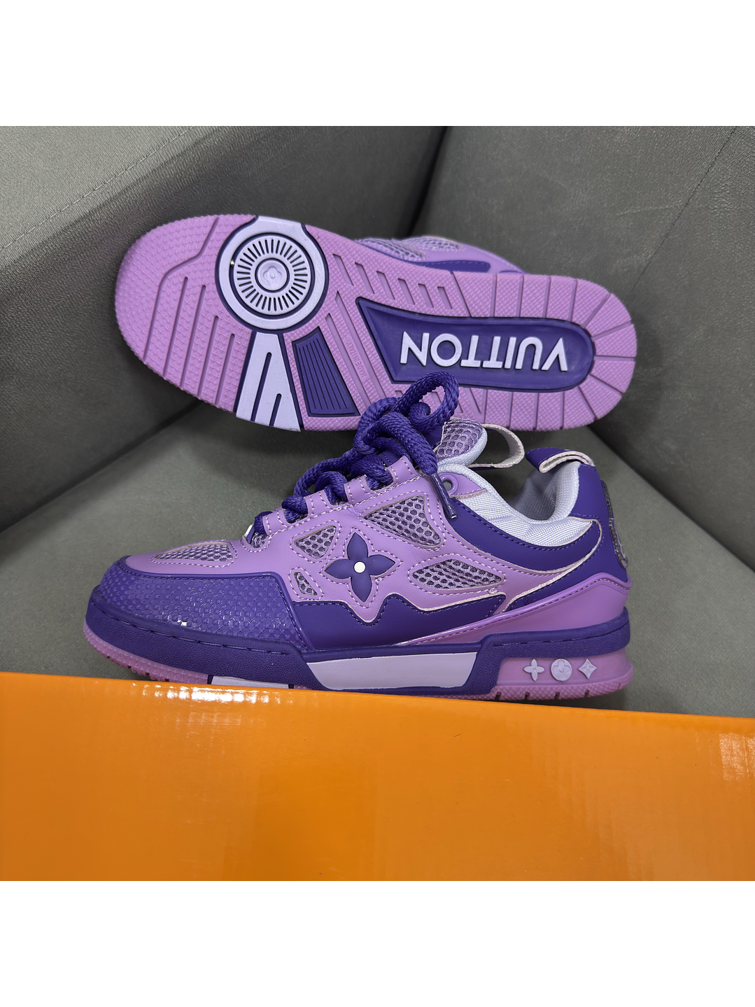 Louis Vuitton Skate 1 Morado  4
