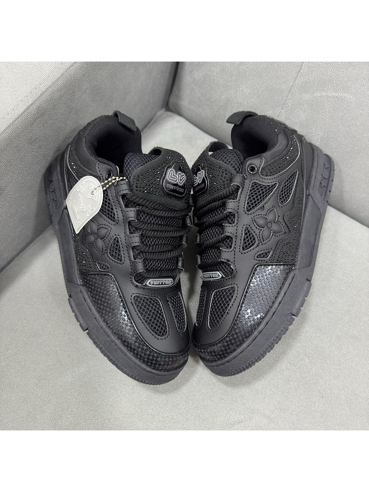 Louis Vuitton Skate 1 Swarovski Black  4