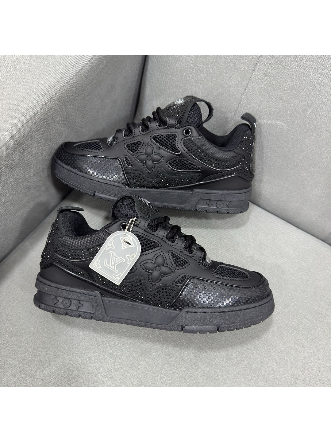 Louis Vuitton Skate 1 Swarovski Black  2