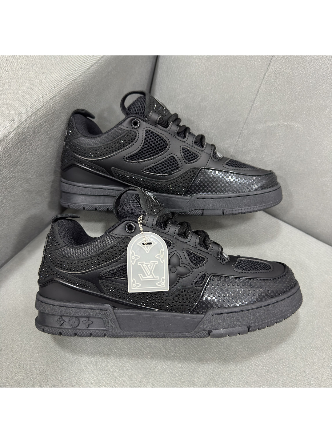 Louis Vuitton Skate 1 Swarovski Black  1