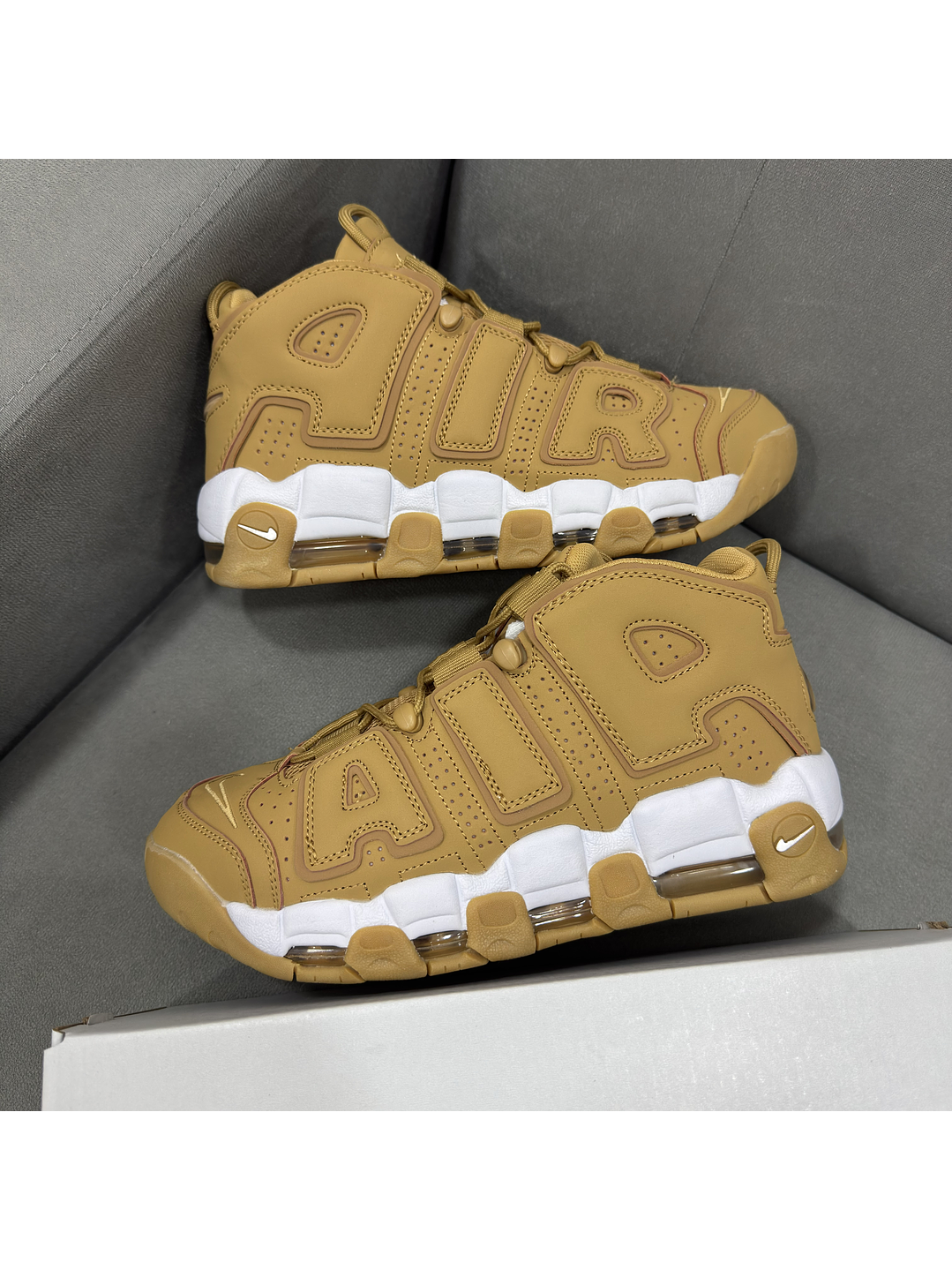 Nike Uptempo Light Brown  3