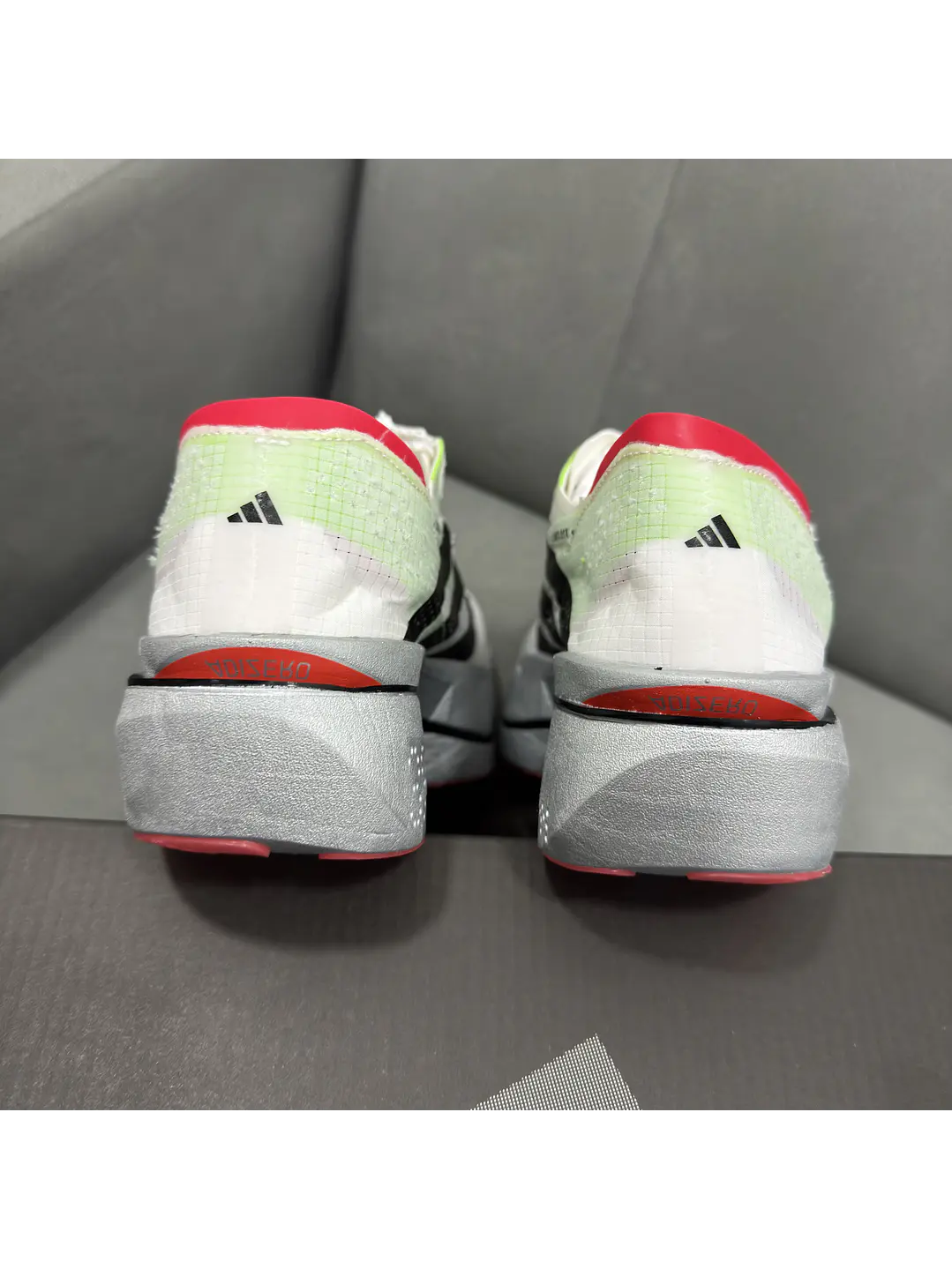 Adidas Adizero Adios Pro 5 Blanco Gris 2