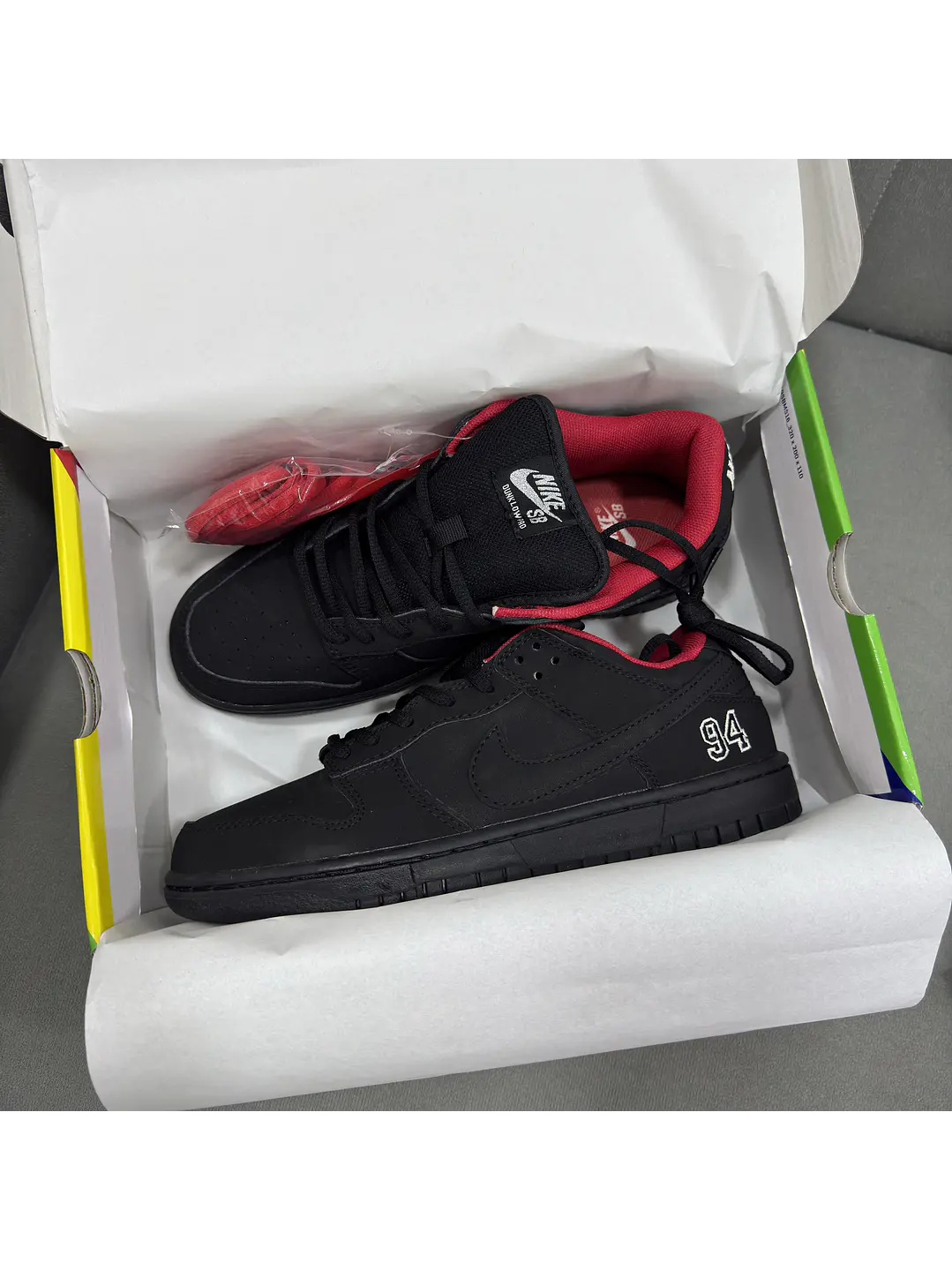 Nike Sb Dunk Low Supreme Black  5