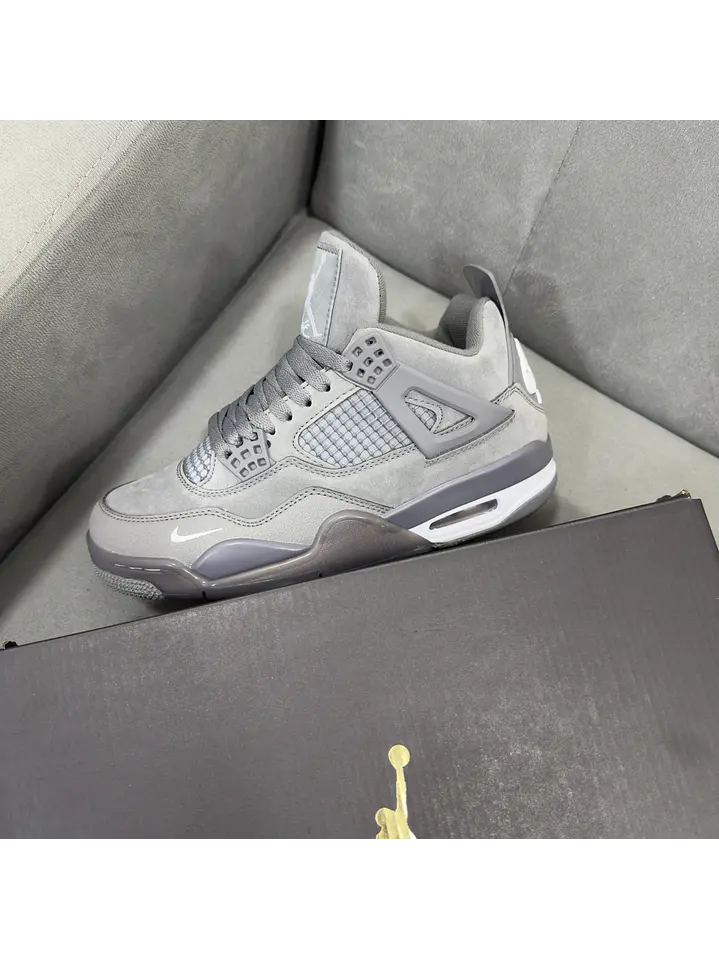 Jordan Retro 4 Bike Air Gris 1