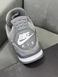 Jordan Retro 4 Bike Air Gris - Miniatura 4