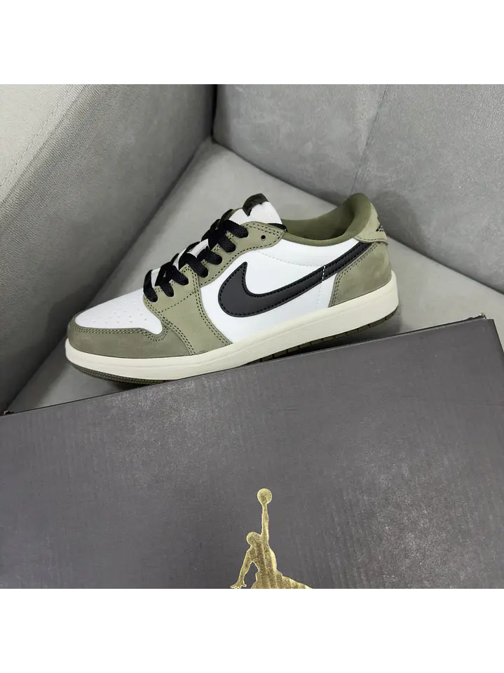 Jordan Retro 1 Low Médium Olive 1