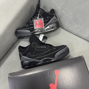 Jordan Retro 3 Travis Scoot Black 