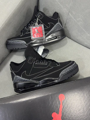 Jordan Retro 3 Travis Scoot Black 