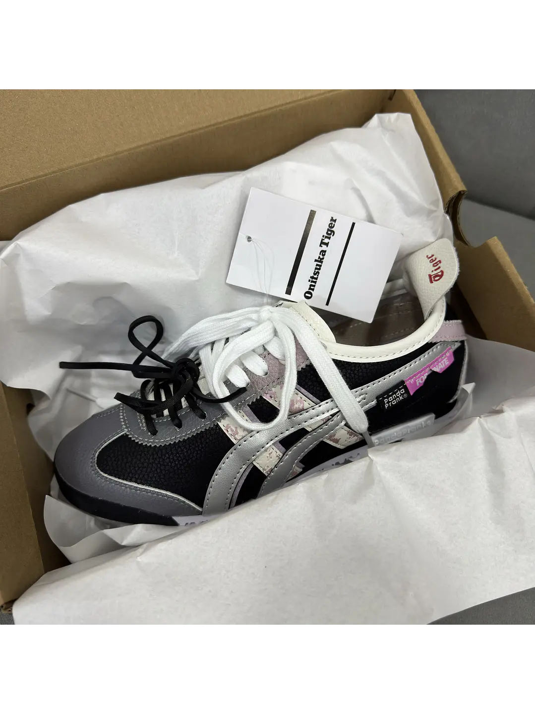 Onitsuka Tiger México 66 Panda Prank Black 2