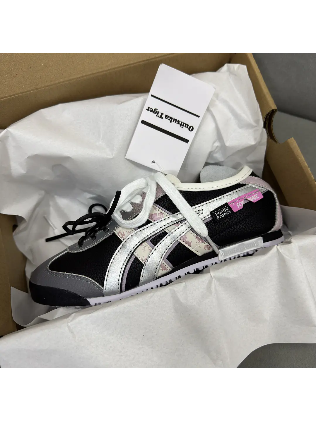 Onitsuka Tiger México 66 Panda Prank Black 1