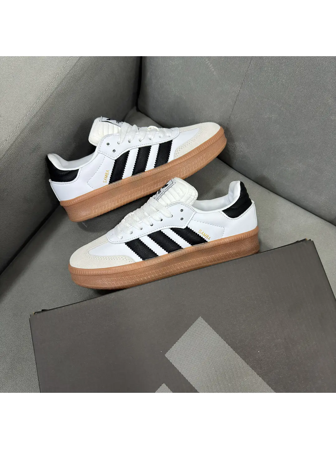 Adidas Samba XLG White  2
