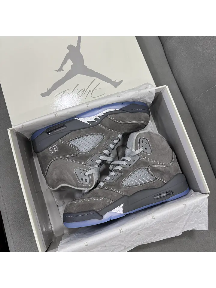 Jordan Retro 5 Wolf Grey  2