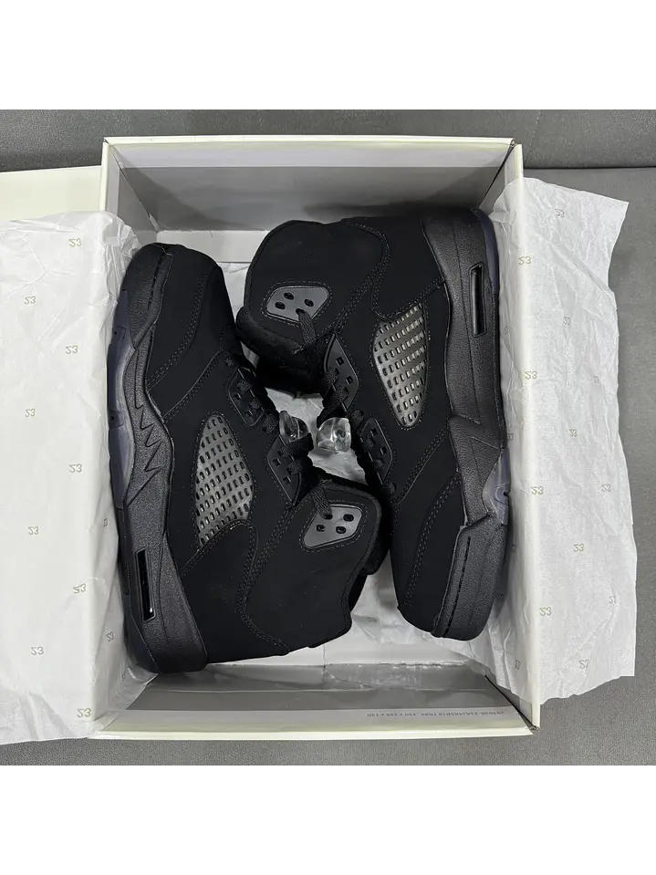 Jordan Retro 5 Black Cat  1