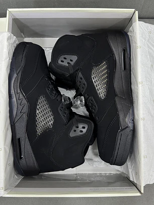 Jordan Retro 5 Black Cat 