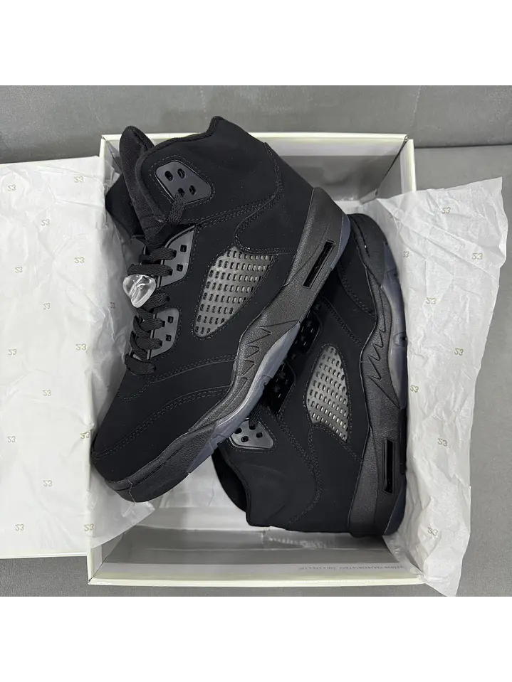 Jordan Retro 5 Black Cat  3