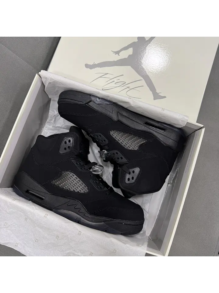Jordan Retro 5 Black Cat  4