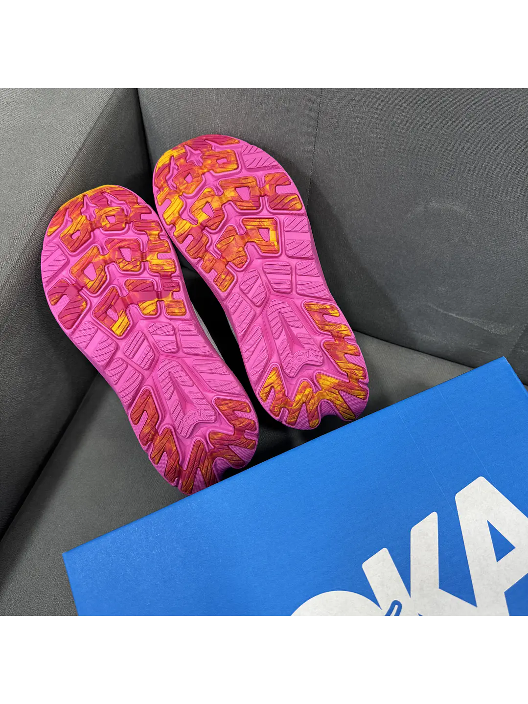 Hoka Kawana Pink White  4