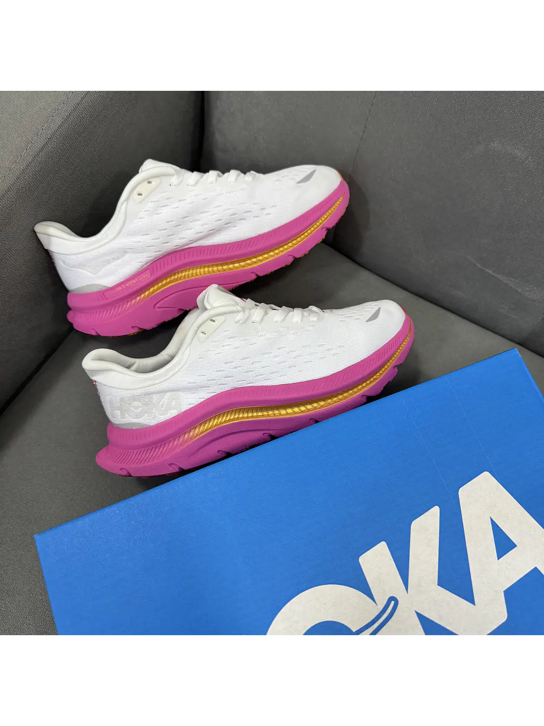 Hoka Kawana Pink White  2