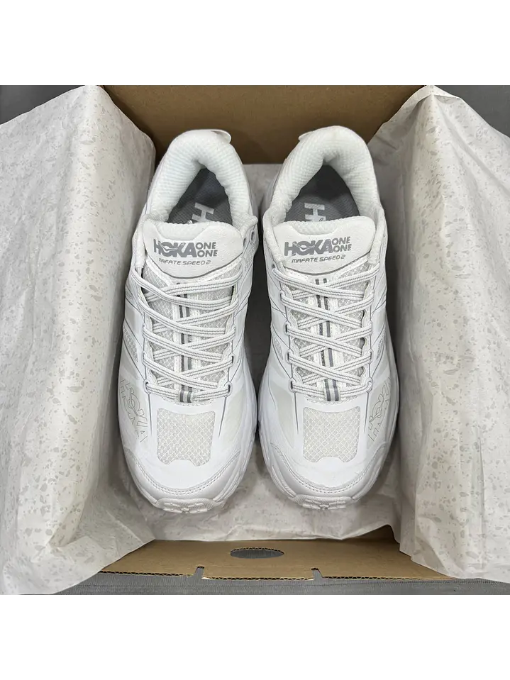 Hoka Mafate Speed 2 Blanco 3