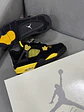 Jordan Retro 4 THUNDER Yellow Black  - Miniatura 4