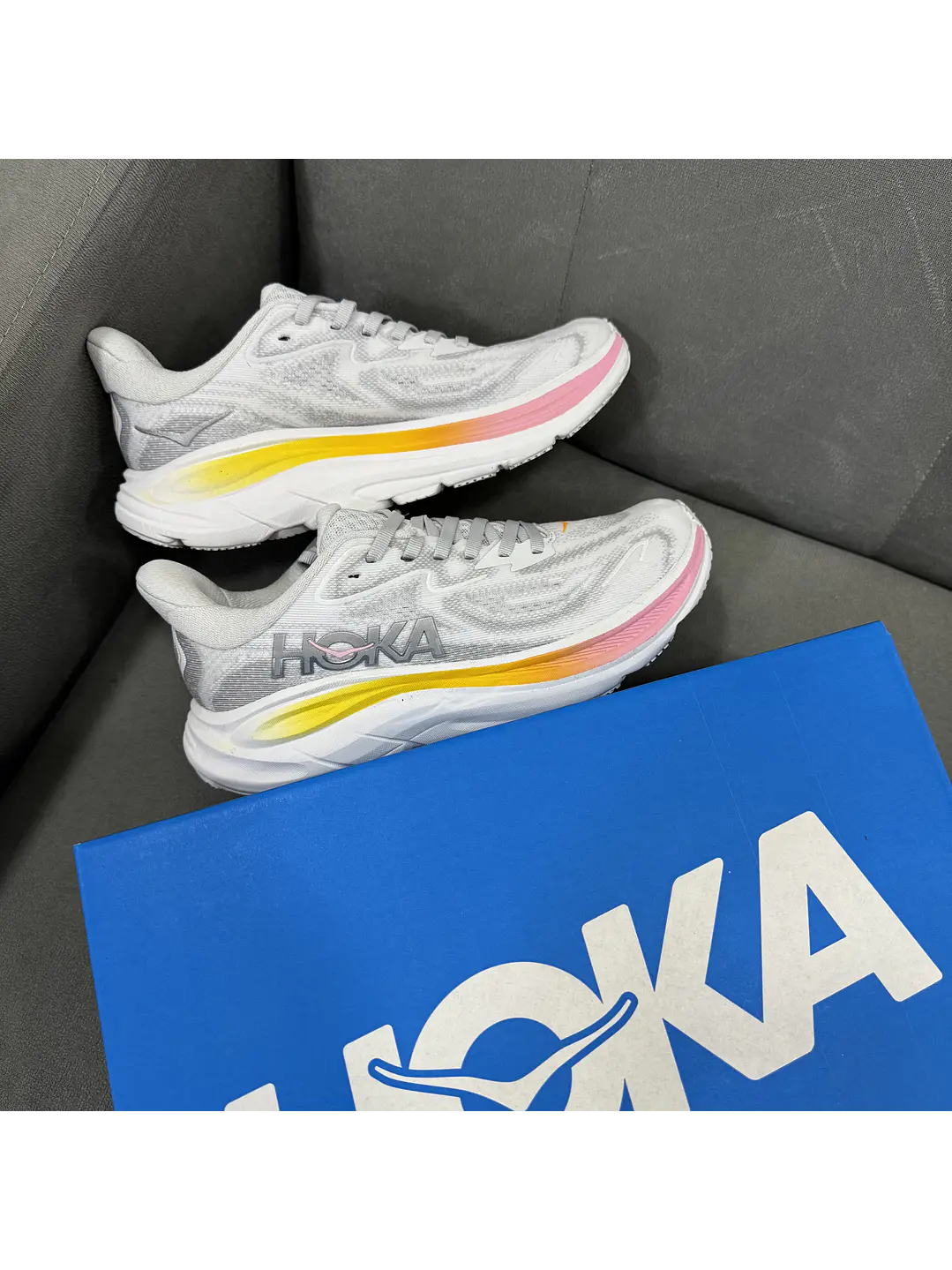 Hoka Clifton 10 White  2