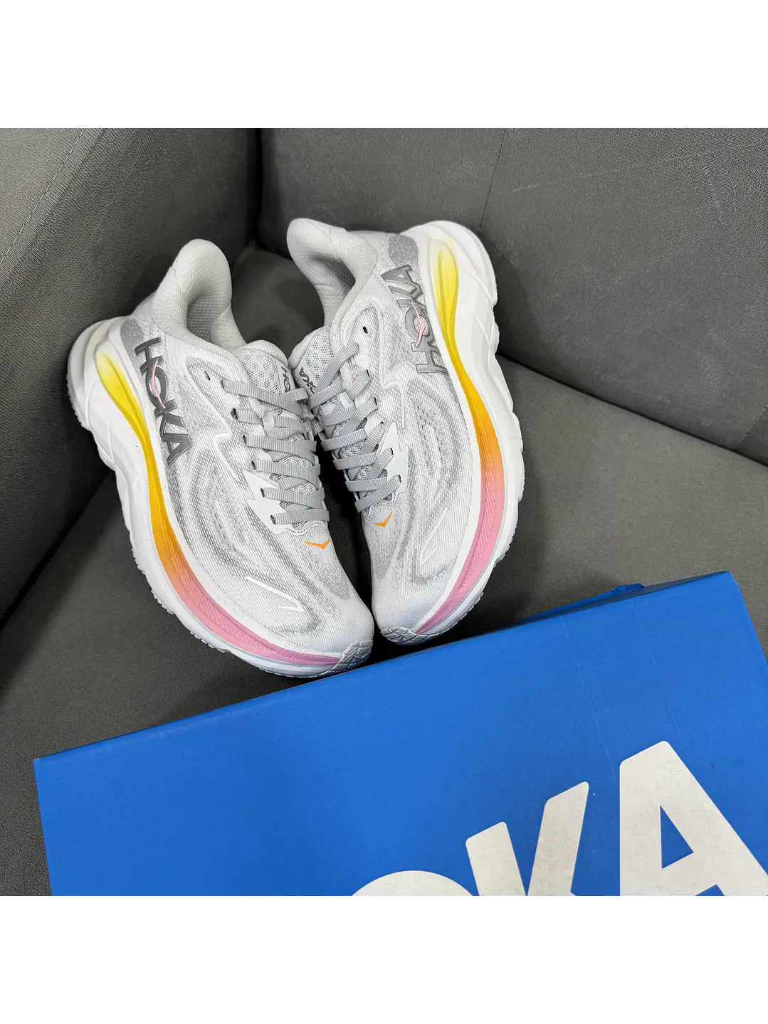 Hoka Clifton 10 White  3