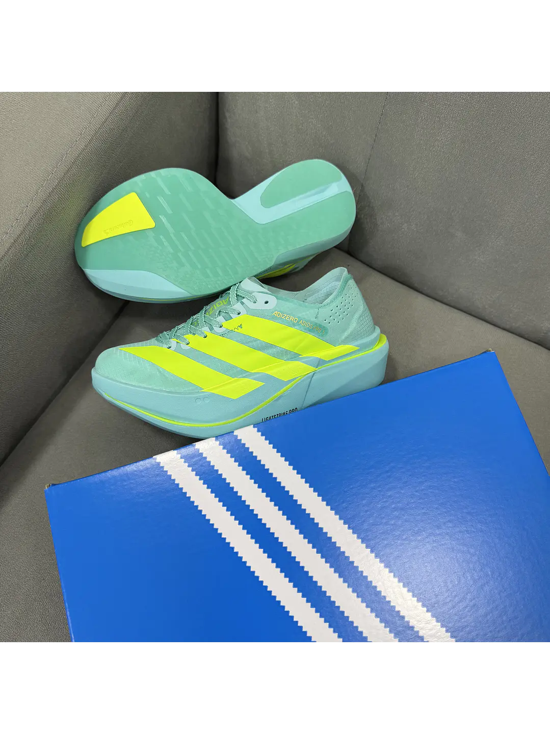 Adida Adizero Adios Pro 5 Blue Neón 3