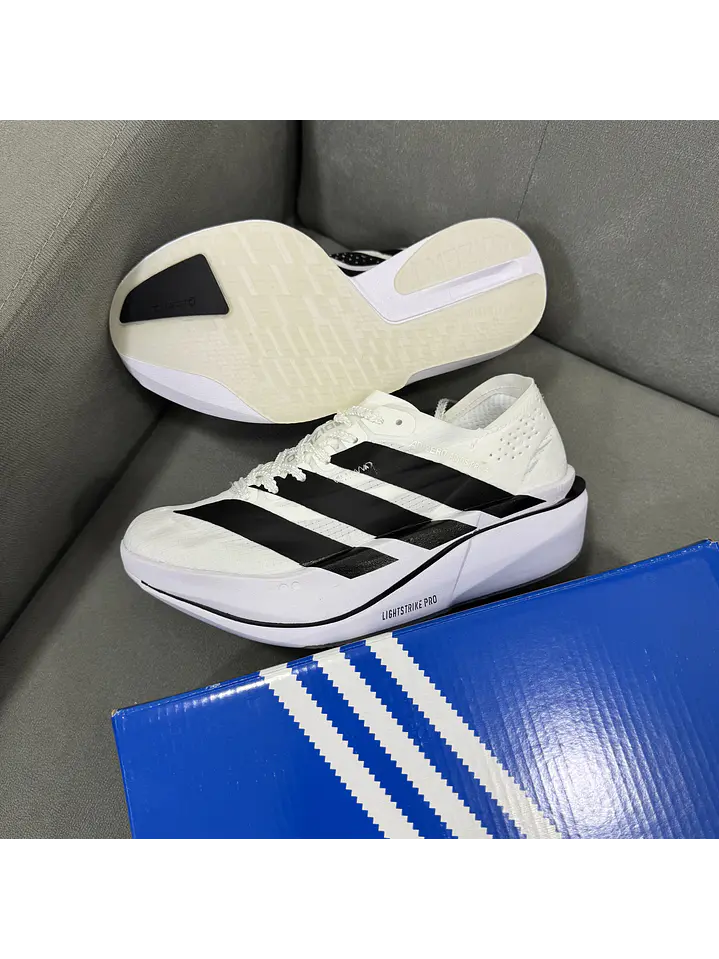 Adidas Adizero Adios Pro 5 White Black  2