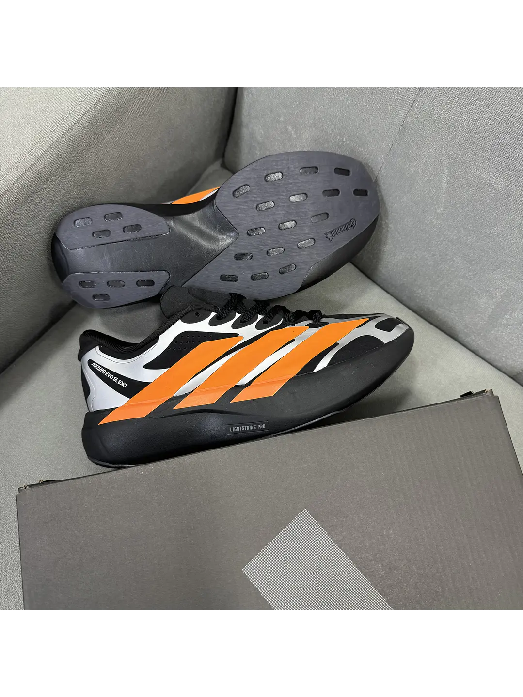 Adizero Evo Sl Exo Black Orange  4
