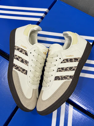 Adidas Samba Leopard Print