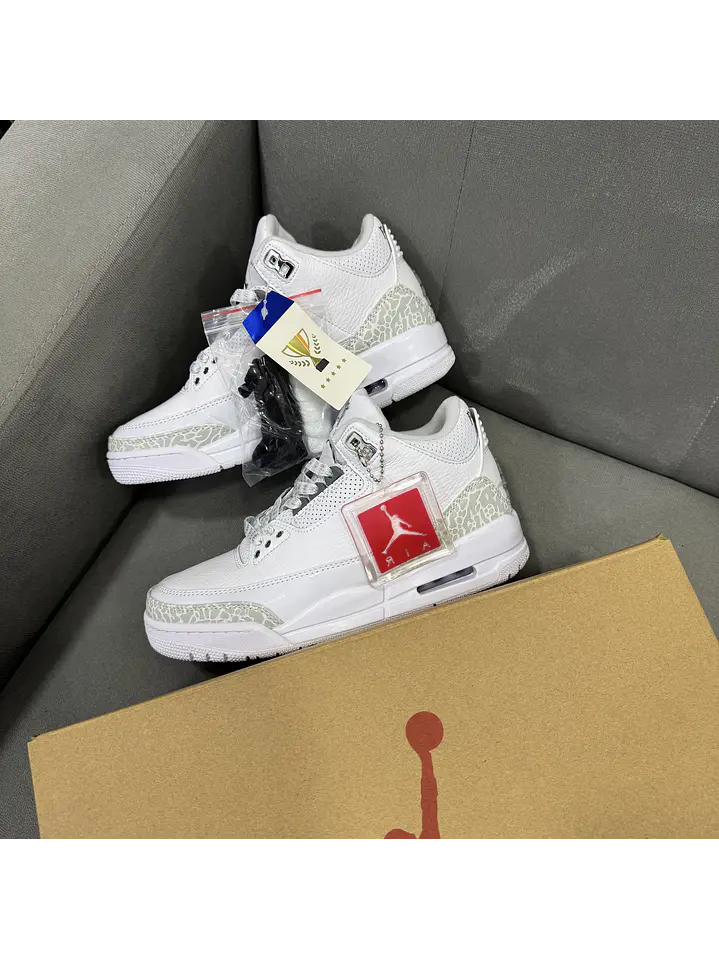 Jordan Retro 3 White Puré Money  1