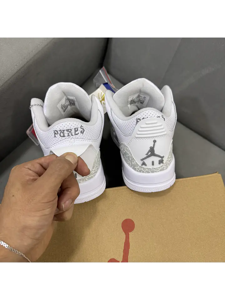 Jordan Retro 3 White Puré Money  2