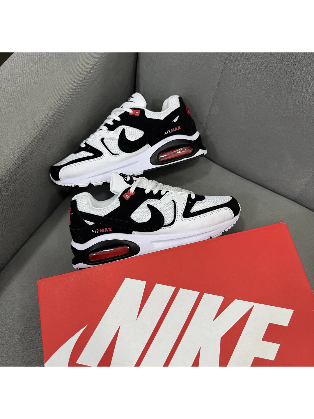 Nike Air Max Command White Black  1