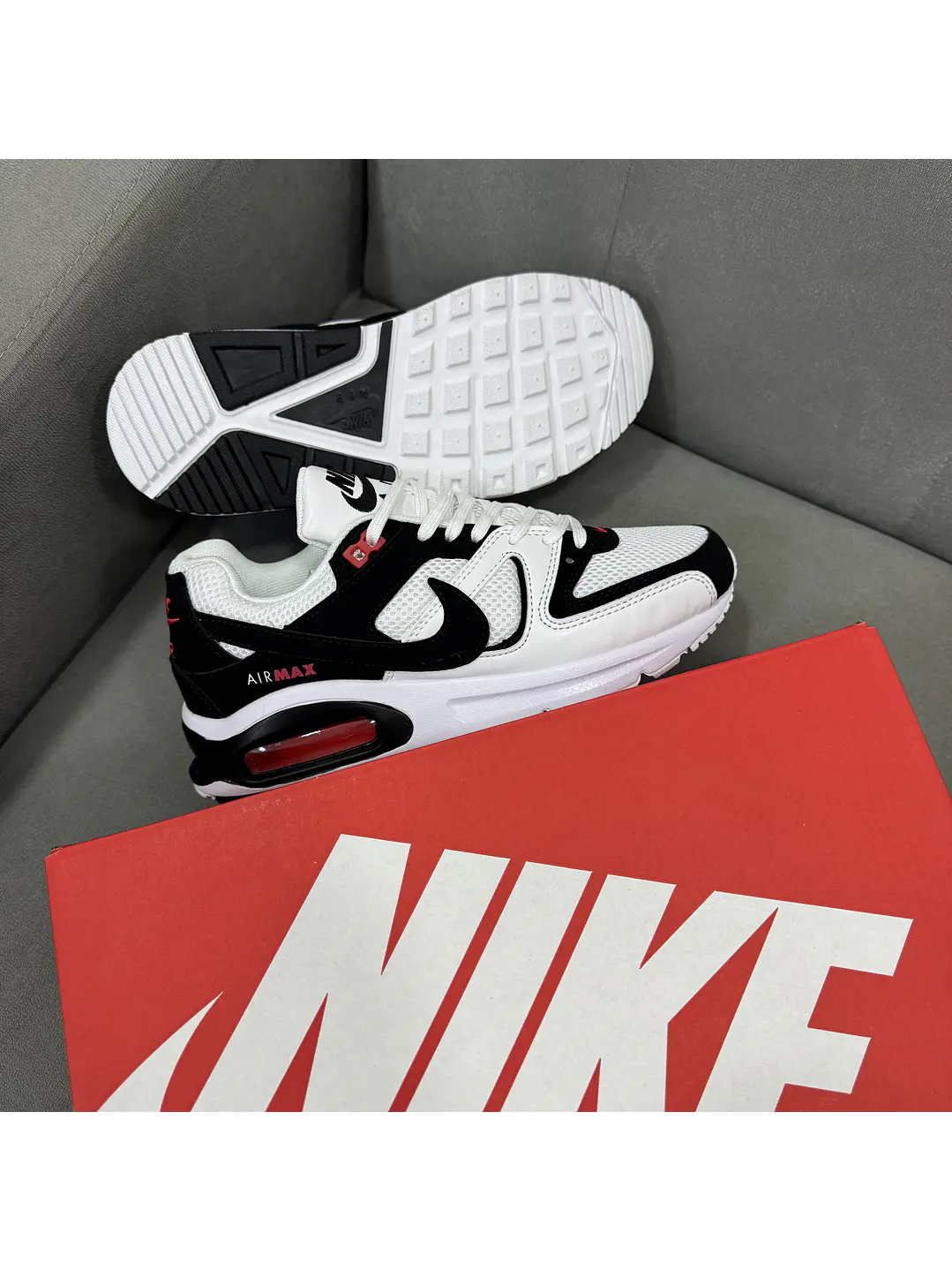 Nike Air Max Command White Black  3