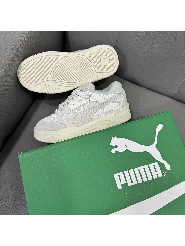 Puma 180 Beige White  3