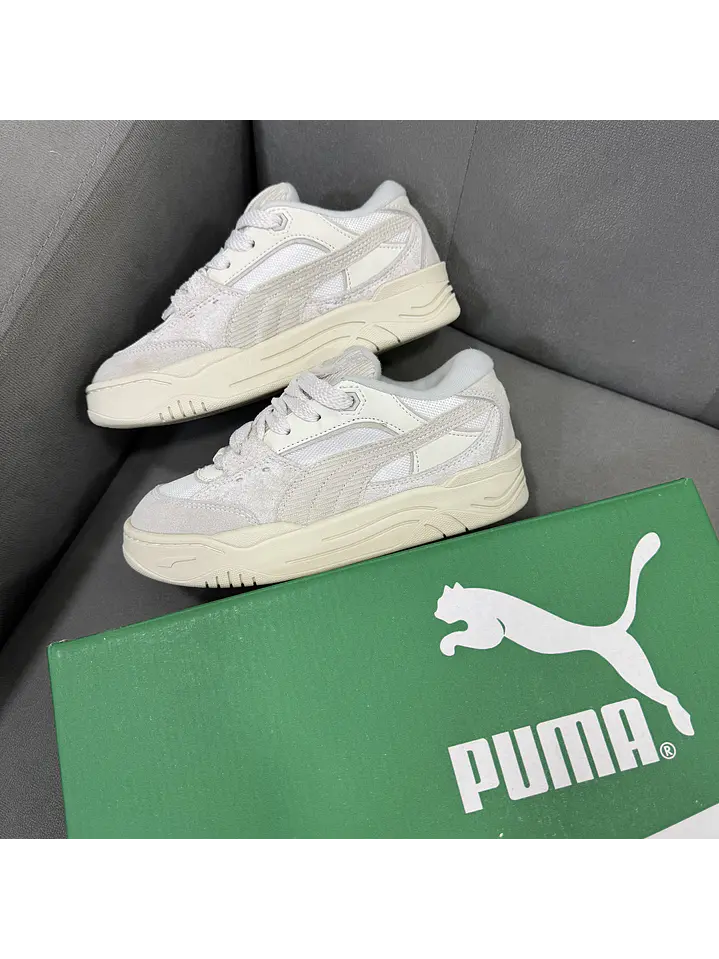 Puma 180 Beige White  2
