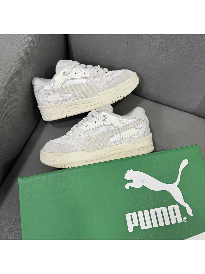 Puma 180 Beige White  1